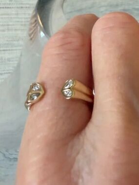Adina Reyter 14K open heart ring